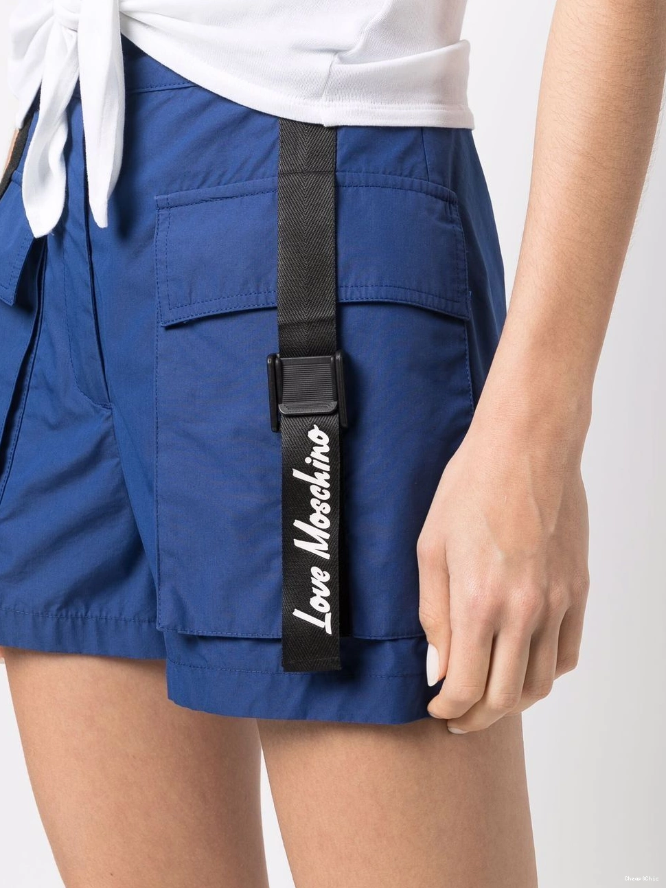 Affordable shorts high-waisted Moschino cargo Women Love 0406
